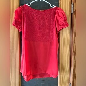 Vintage Golden Bee silk blouse